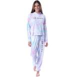 Friends TV Show Logo Tie Dye Womens' Pajama Loungewear Hooded Jogger Set Mulitcolor