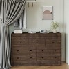 Modern Fluted 7-Drawer Dresser, 54" Wood Chest. Versatile Storage for Bedroom or Living Room, Creates a Streamlined Look. - 4 of 4