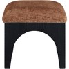 Meridian Furniture,Lawson Chenille Fabric Upholstered Ottoman - 2 of 4