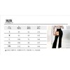 Coolmee High Waisted Flare Pants for Women Bell Bottom Stretch Wide Leg Pants with Button - 4 of 4