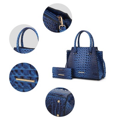 MKF Collection Viridiana Women’s Luxe Croc-Embossed Versatile Tote Bag by Mia K - Fuchsia — фото 5