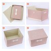 REGALWOVEN Collapsible Fabric Storage Bin with Lid and Handle for Shelves Closet 1 Pc - 3 of 4