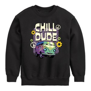 Boys' - Disney - Filmore Says Chill Dude Graphic Long Sleeve Fleece Sweatshirt - 1 of 4