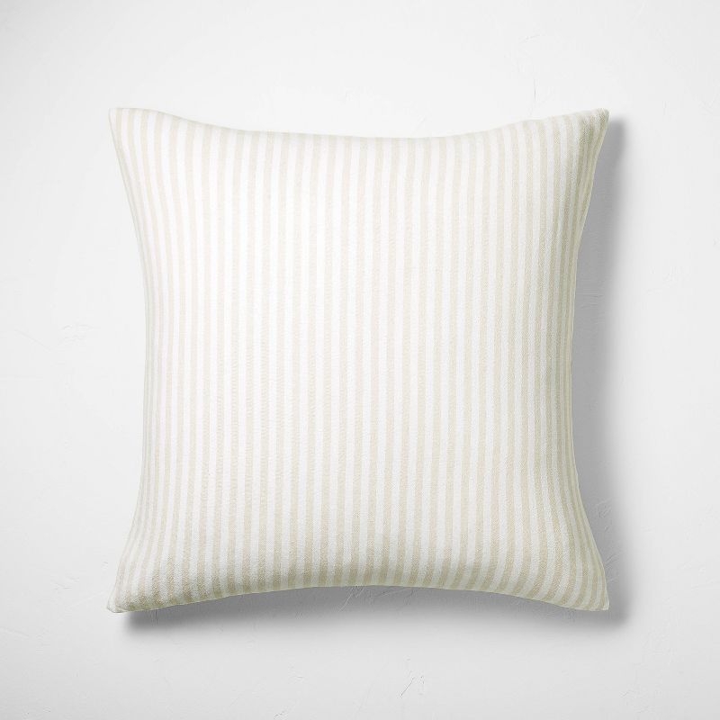 Heavyweight Linen Blend Stripe Pillow Sham - Casaluna™, 1 of 6
