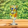 Amici Home Carnaval Hurricane Drinking Glass, Imbedded Opaque Beads, Recycled Handblown Artisanal Mexican Tabletop Glassware, 16-Ounce - 3 of 4