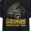 The Goonies One-Eyed Willy Never Say Die Adult Black Crew Neck Short Sleeve T-shirt - 2 of 3