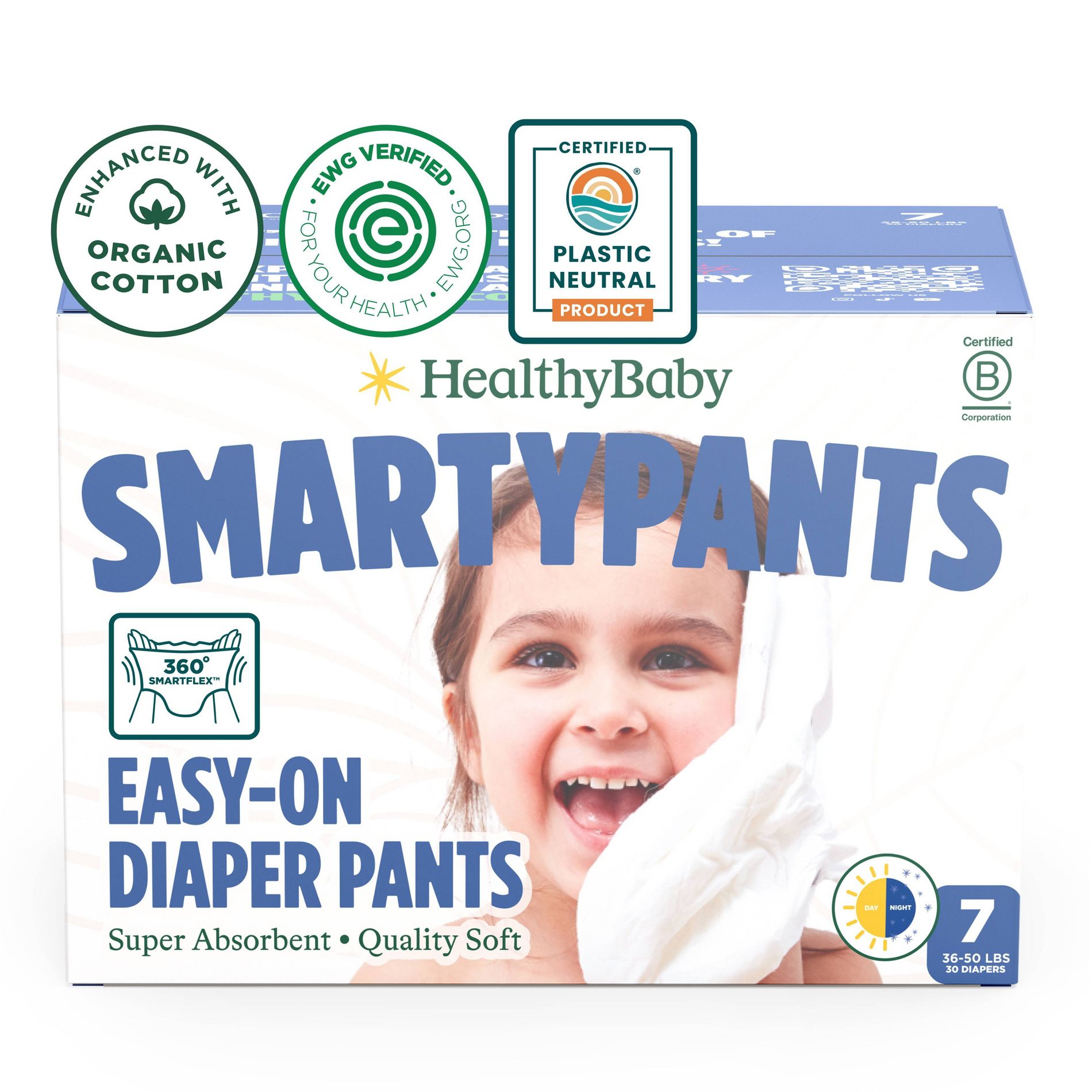 HealthyBaby SmartyPants Disposable Diaper Pants - Size 7 - 30ct