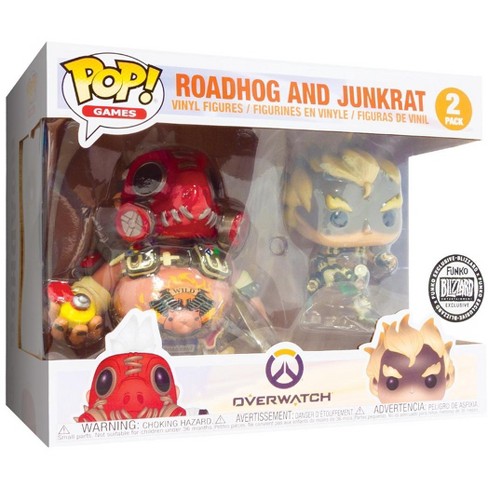 Funko Pop! Games Overwatch Roadhog And Junkrat 2 Pack Exclusivo - Moça do  Pop - Funko Pop é aqui!