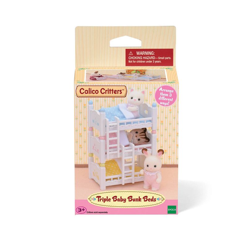 Calico Critters Triple Baby Bunk Beds, 3 of 6