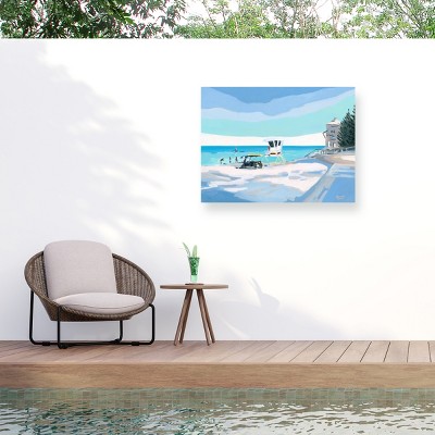 Trademark Fine Art - Meredith Howse Cottesloe Beach Matted Framed Art