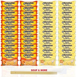 Maruchan Ramen Instant Noodle Soup - 2 Flavors - 24 Packs Chicken & 24 Packs Creamy Chicken - 1 of 1