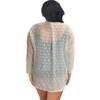Women's Plus Size Long Sleeve V-Neck Tunic Cover Up - Always for Me - 2 of 3