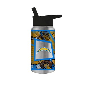 NFL Los Angeles Chargers Mascot Mini Thirst Water Bottle - 16oz: Stainless Steel - 1 of 3
