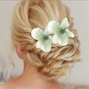 Unique Bargains Women's Elegant Flower Hair Clip 2 Pcs - 2 of 4