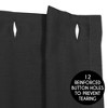 Sweet Jojo Designs Girl Shower Curtain 72in.x72in. Boho Floral Wildflower Black and Purple - 4 of 4