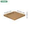 Unique Bargains Ceramic Durable Indoor Decorative Plant Saucer 2 Pcs - 2 of 4