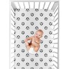 Sweet Jojo Designs Boy Baby Fitted Crib Sheet Watercolor Sports Theme Black and White - 4 of 4