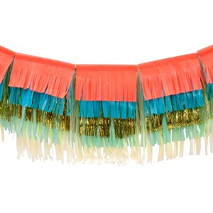 Meri Meri Colourful Fringe Large Garland (10' with excess cord - Pack of 1) - 1 of 4