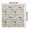 Allegra K Women's Chiffon Floral Print Square Scarves Kerchief Neck Scarf Neckerchief - 3 of 4