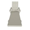 WestinTrends Ashore Modern Reclining Chaise Lounge With Arms & Wheels - 3 of 4