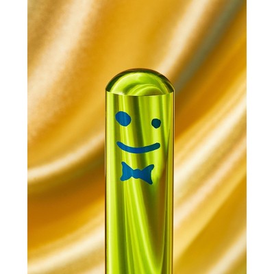 Green and Black Acrylic Toilet Plunger with Holder