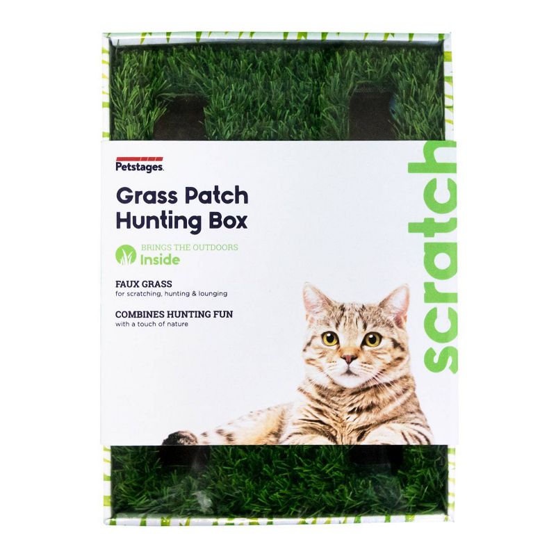Petstages Grass Patch Hunting Box Cat Scratcher, 5 of 6