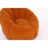 PAGED Modern Bean Bag Chair with Ottoman, Cozy Lazy Sofa Chair with Ergonomic Backrest and Armrests, Reading Chair for Living Room - 4 of 4