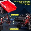 24V Kids Ride On Tractor, Excavator & Bulldozer w/ Trailer, Digger, Shovel Bucket, Remote, LED Lights, Music - 4 of 4