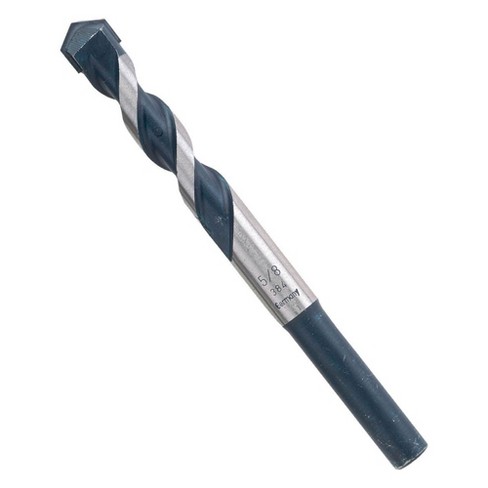 Bosch 1 x 6 Inches BlueGranite Turbo Carbide Hammer Drill Bit with  PowerGrip Shank, 4 Grind Head, Milled U Flutes, and Multi Grind Centering  Tip