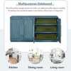 LOVMOR 47/60inch Sideboard Storage Buffet Cabinet Coffee Bar Cabinets for Living Room, Kitchen, Hallway - 3 of 4