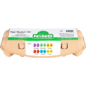 Nino 12pc Egg Shaker Set with Carton - 1 of 4