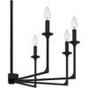 Quoizel Lighting Prescott 8 - Light Chandelier in  Matte Black - 4 of 4