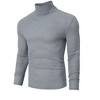 Coolmee Men's Slim Fit Basic Turtleneck Long Sleeve Lightweight Pullover Sweaters Casual Knitted Tops - 2 of 4