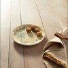 SEVOBAL Serving Platters Handcrafted Ceramic Floral Side Plate, Elegant Dining Accent for Everyday and Entertaining, Off-White, 6.69"*6.69"*0.79" - 4 of 4