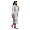 Softies Women's 48" Feather Velour Shawl Collar Robe - image 2 of 3