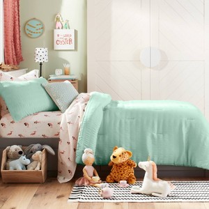 Seersucker Kids' Comforter Set - Pillowfort™ - 1 of 4