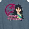 Women's - Disney Princess - Strength Of A Warrior Graphic Racerback Tank - 2 of 4