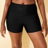 Women's High Waist 5" Swim Bike Shorts - Shade & Shore™ Black - 4 of 4