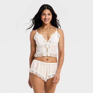 Women's Heirloom Lace Top Set - Auden™ White XS : Target
