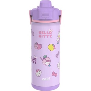 Zak Designs Antimicrobial 20oz Stainless Steel Double Wall Vacuum Beacon Bottle - 1 of 4