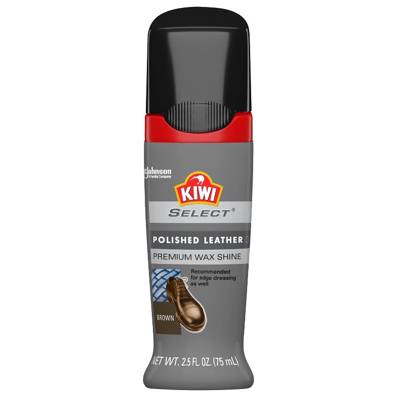 KIWI Select Premium Wax Shine - Brown 2.5oz, 1 of 6