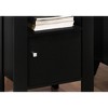 Vynxaria Transitional Brown Laminate Accent Table - Versatile Nightstand & End Table - 2 of 4