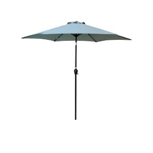 CAVINAS 9 FT Windproof Beach Umbrella, Deck Umbrella, Waterproof Outdoor Shade for Poolside, Terrace, Garden, without Base - 1 of 4