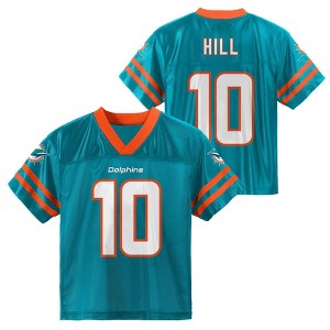 NFL Miami Dolphins Toddler Boys' Short Sleeve Hill Jersey - 1 of 3