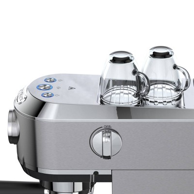Espressione Stainless Steel 3-in-1 Espresso Maker with Grinder