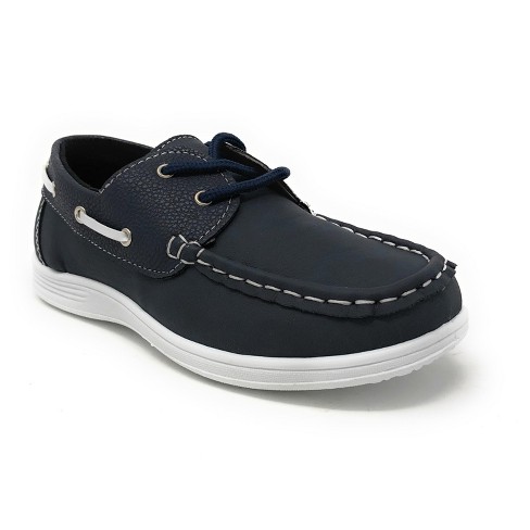 Boys black sales boat shoes