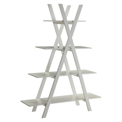 59" Oxford A Bookshelf White - Breighton Home