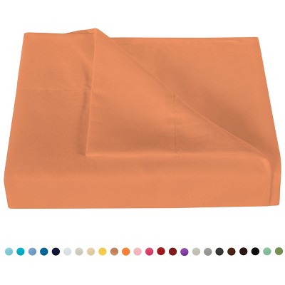 Brushed Microfiber Flat Sheet Only, Super Soft Hotel Quality Top Sheet - NTBAY