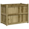vidaXL Garden Planter 35.4"x19.7"x27.6" Impregnated Wood Pine - 2 of 4