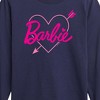 Boys' - Barbie - Barbie Arrow Heart Logo Long Sleeve Graphic T-Shirt - 2 of 4